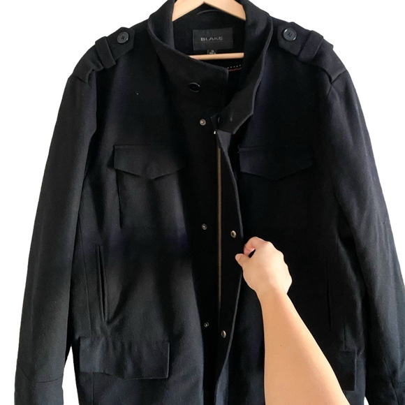 BLAKE | Wool Jacket | Black | Men’s size XL - Picture 6 of 15